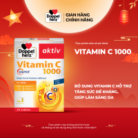 Viên uống bổ sung Vitamin C Doppelherz Vitamin C 1000 hỗ trợ tăng sức đề kháng sáng da (Hộp 30 viên)