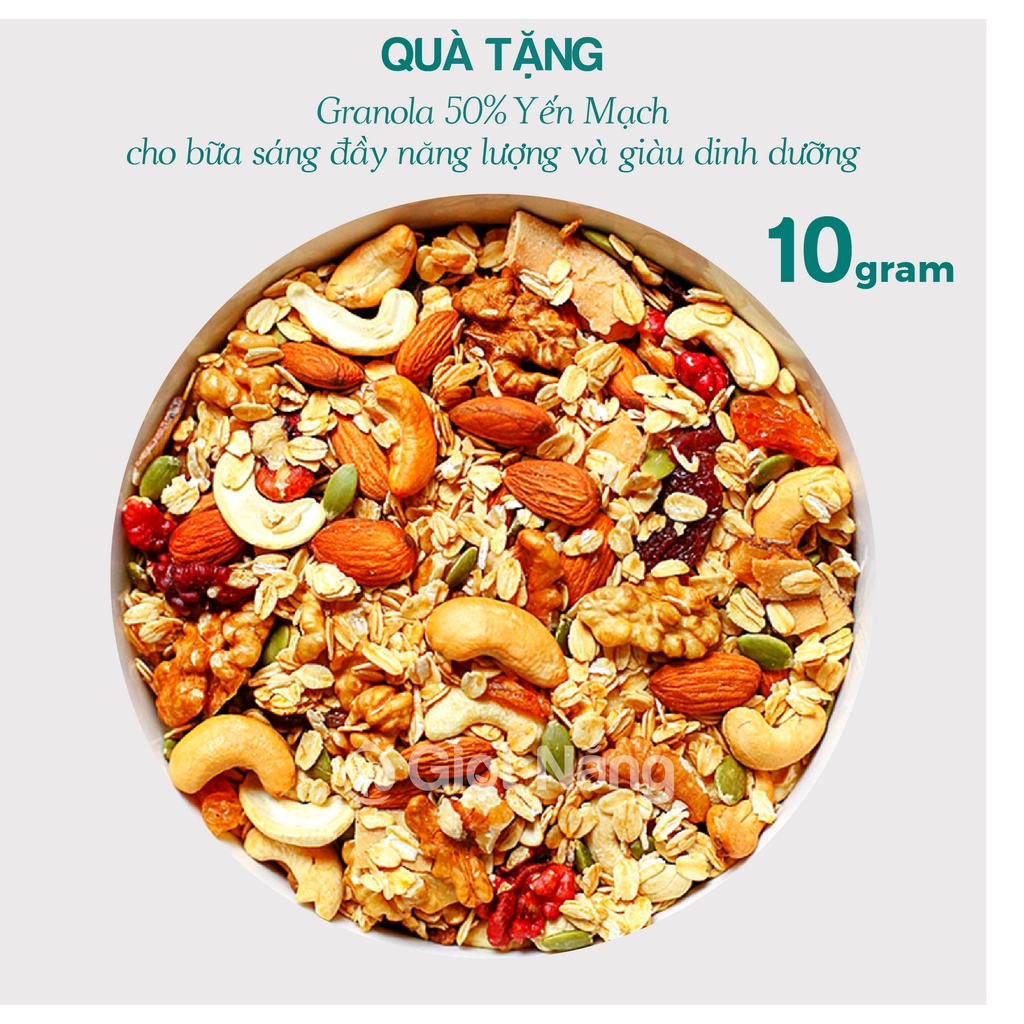 Granola siêu hạt ăn kiêng ngũ cốc giảm cân dinh dưỡng eat clean không đường thêm hạt Macca từ Nông S