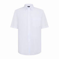 Áo sơ mi tay ngắn vạt tròn VIETTIEN vải Cotton form REGULAR VT00000539 - 1S0590NR1/SB11