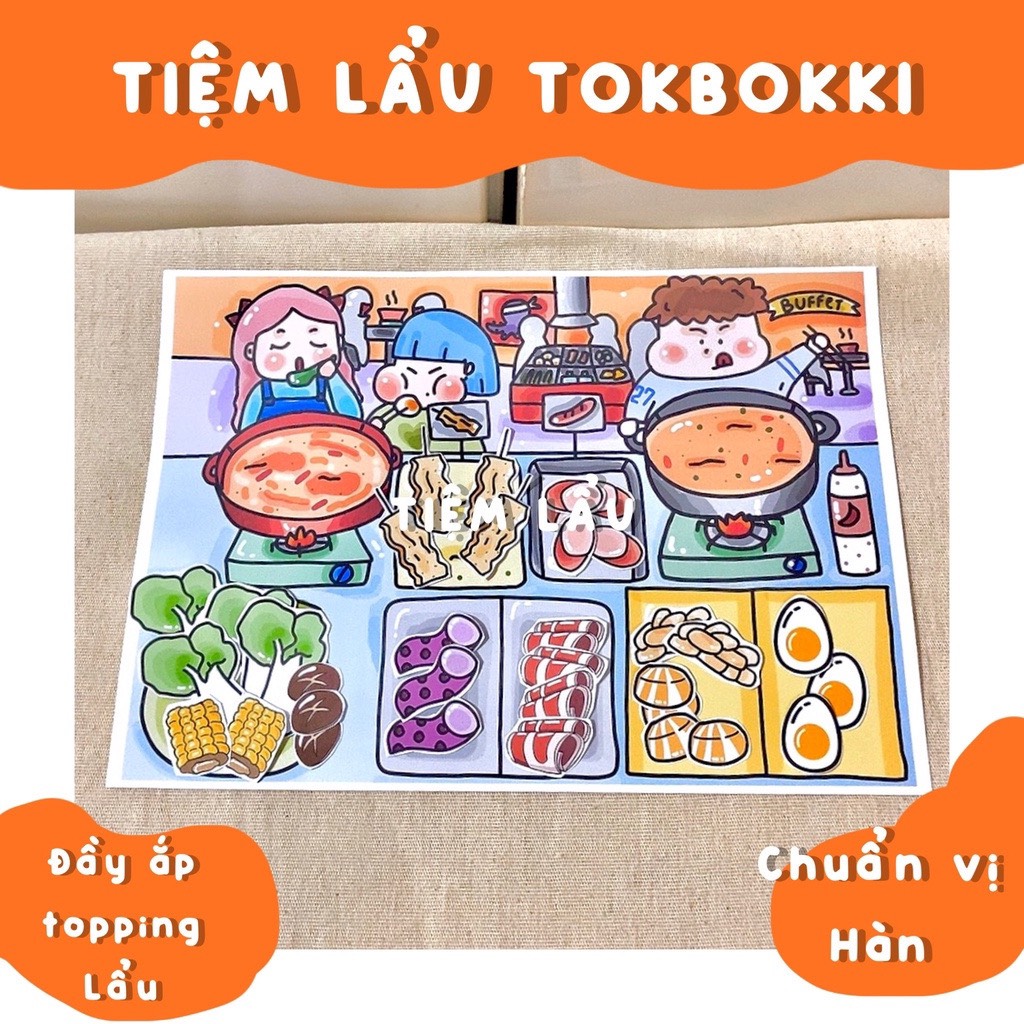 Bộ tranh cắt dán Cô tiên xanh đồ chơi giấy tự làm thủ công  shin bé tèo đu idol dễ thương sáng tạo