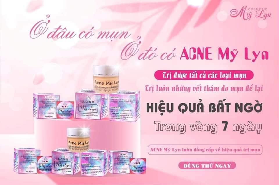 [HCM]Kem ACNE Mỹ Lyn Chính hãng hủ lớn 10g