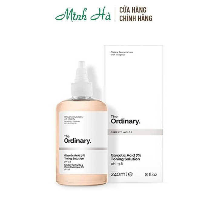 Nước hoa hồng The Ordinary Glycolic Acid 7% Toning Solution PH~3.6