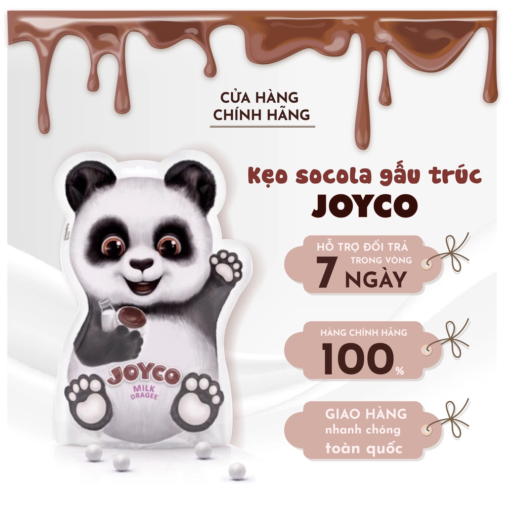 Kẹo gấu socola Joyco 150g - Kẹo Socola Gấu Trúc Nga