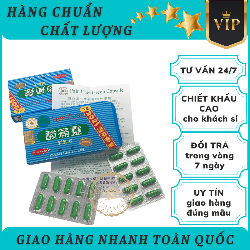 Fain cure kwan shi yulin toan thống linh Đài Loan tem bầu -Hỗ trợ xương khớp [Sỉ Đông Y]