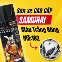 Sơn samurai màu trắng 102 cao cấp dành cho xe máy