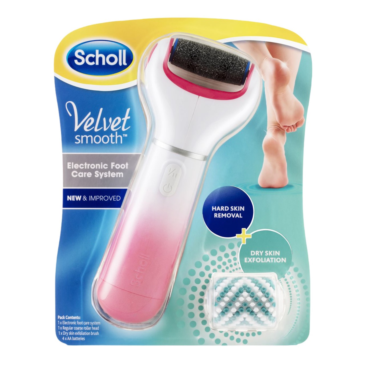 Máy Chà Gót Chân Scholl Velvet Smooth Electronic Phiên Bản Luxury - Bill Mua Tại Úc