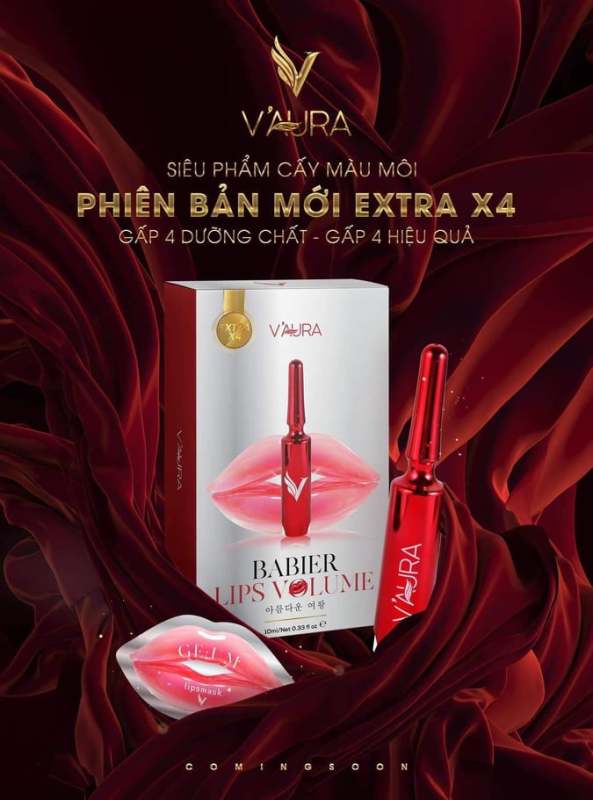 [Mua 1 Tặng 1 Kích Môi] Tinh Chất Cấy Môi Làm Hồng Môi Khử Thâm Môi - Babier Lips Volume Cao Cấp