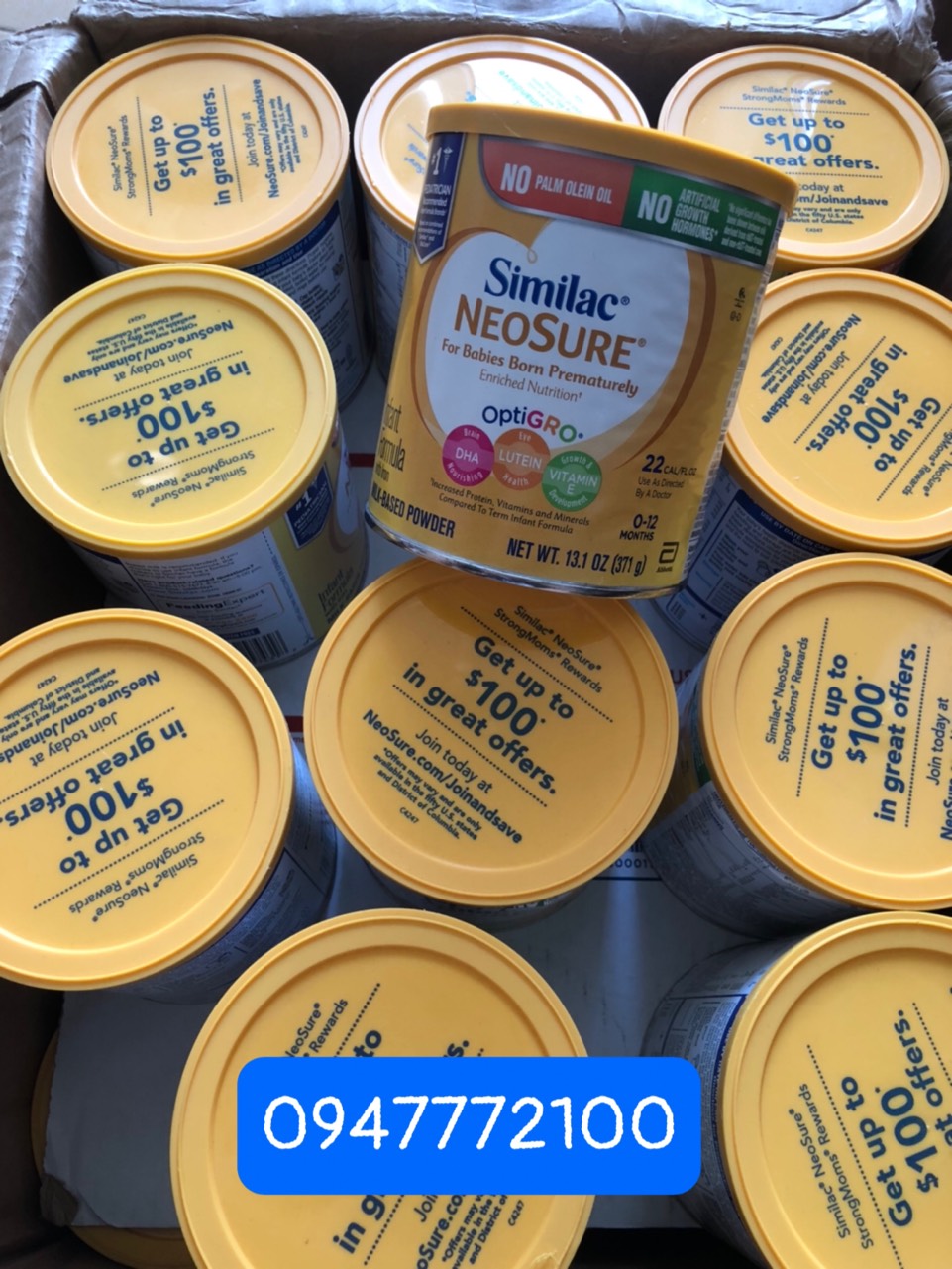 Sữa Similac Neosure Của Mỹ 371g date 2025