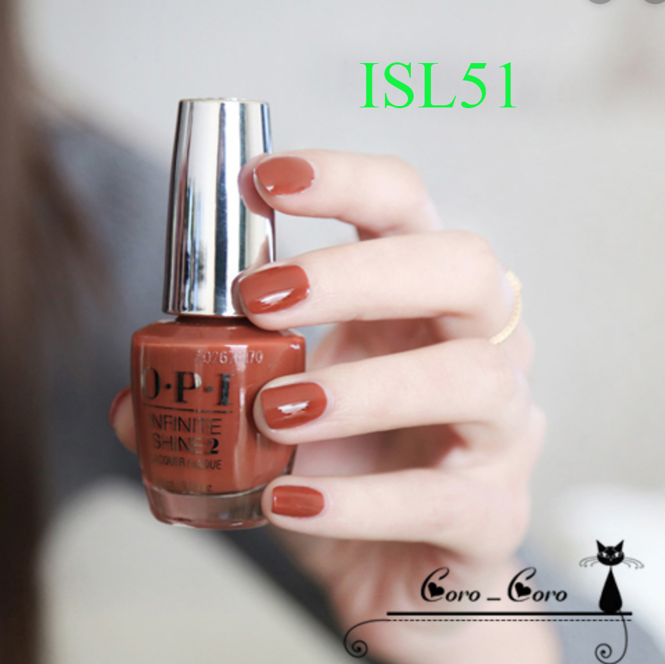 [Hcm]Sale 50% - Sơn Móng Tay Opi - Sơn Nắp Bạc Siêu Bóng (Isl51)