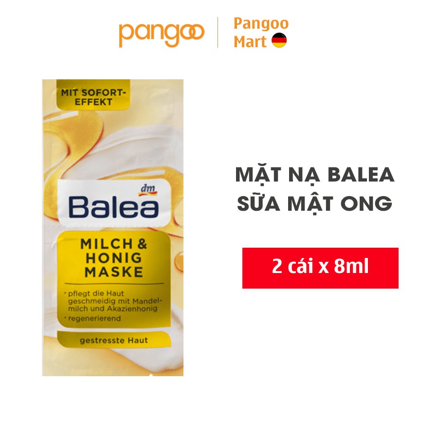 [Hcm]Mặt Nạ Balea Sữa Ong Chúa 2 X 8 Ml Đức