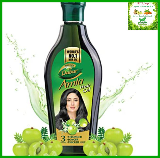 Tinh Dầu Ngăn Rụng Tóc Dày Tóc Hiệu Quả Amla Dabur 180Ml - Oil Amla Hair Dabur