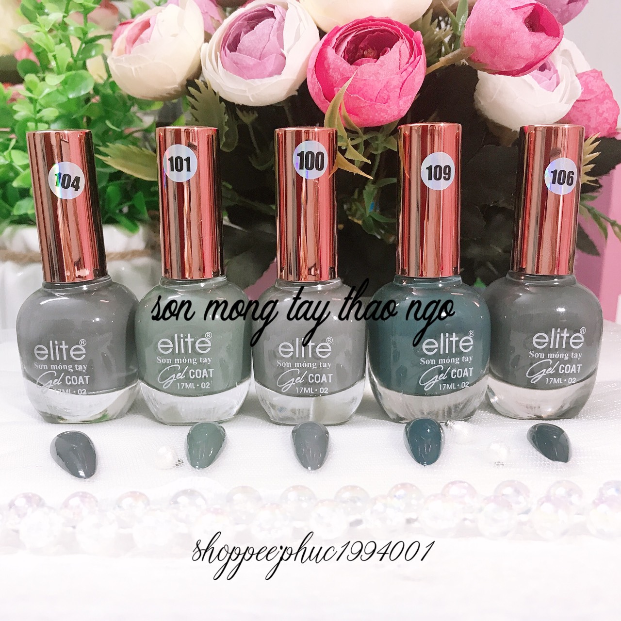 [HCM]Sơn móng tay Gel lạnh Elite 17ml ( không cần hơ đèn)