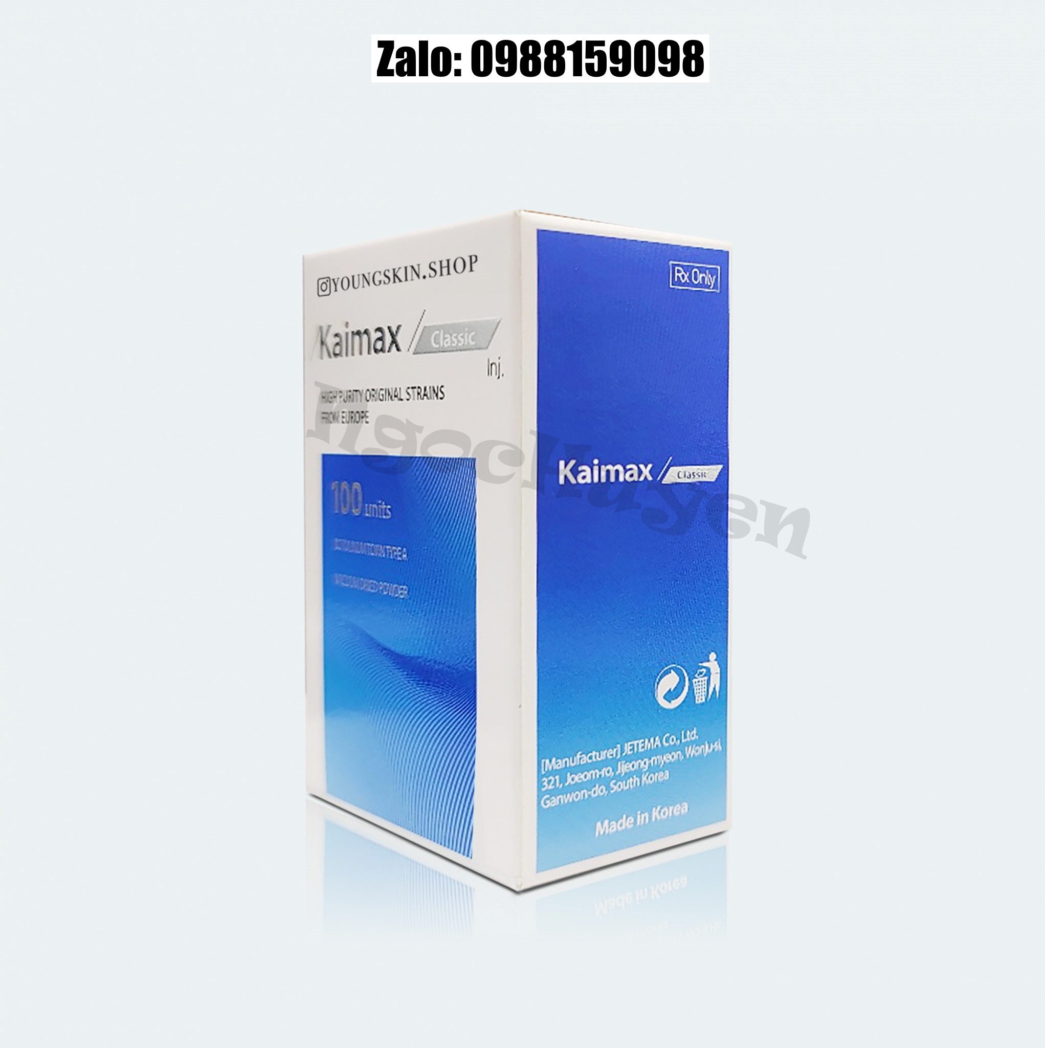 Botox Kaimax 100Units - Botox100 - Botox Hàn Quốc - Botox Chính Hãng - Thon gọn hàm