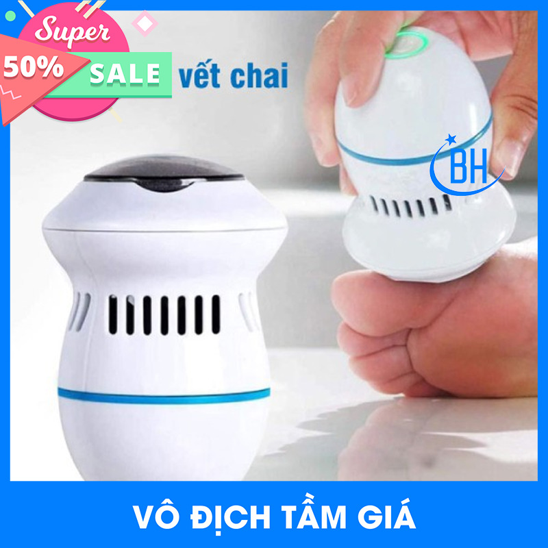 Máy Chà Gót Chân Cao Cấp 💝Freeship💝 Loại Bỏ Vùng Da Chết Gót Chân Nứt Nẻ Chai Sần Da Chân Thô Ráp