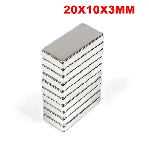 [Freeship] Combo 10 nam châm vuông siêu mạnh D20X10X3mm hàng nhập lực hút siêu mạnh (tặng Clip hướng dẫn)