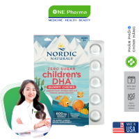 Kẹo Dẻo Nordic Naturals Children DHA Gummy Chews Vị Trái Cây Hỗ Trợ Não Bộ Cho Trẻ - 30 Viên