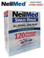 Gói Hỗn hợp Muối Rửa Mũi Xoang Người Lớn NeilMed Sinus Rinse Adult Sachets - Xuất xứ Mỹ-Hộp 120 gói