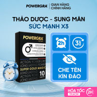 Viên uống phục hồi và tăng cường sức khỏe nam giới Powergra For Men (Super Gold Magic) - Hộp 10 viên | POWERGRA SUPPLEMENT STORE