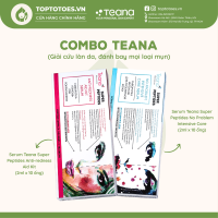 Combo Teana giải cứu làn da đánh bay mọi loại mụn (Serum Teana Anti-redness + Serum Teana No Problem )