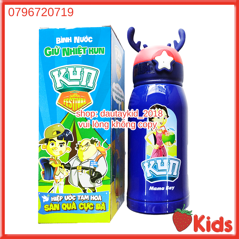 [FREESHIP MAX 15K]  Bình nước kun bình nước giữ nhiệt kun hàng khuyến mãi sữa kun
