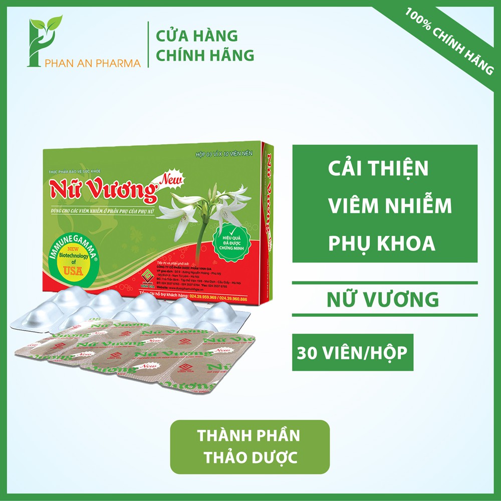 [Lấy Mã Giảm Thêm 30%]Nữ Vương Hỗ Trợ Cải Thiện Viêm Nhiễm Phụ Khoa - Cn87