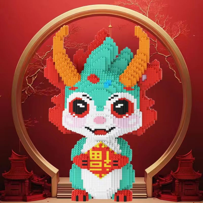 [HOÀN TIỀN  6%]Xếp hình 3D nhân vật hoạt hình doremon pikachu mario xếp hình lắp ráp mô hình trưng b