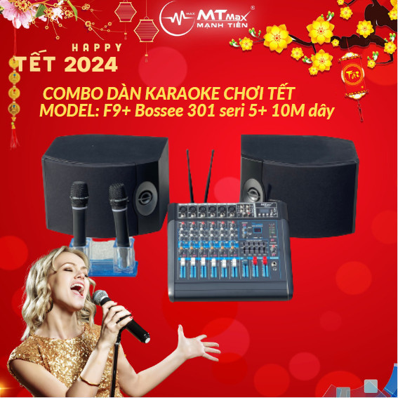 [HCM giao 2h] Combo dàn karaoke gia đình sân khấu cực đỉnh 2024 siêu hay loa Bose 301 seri V hàng nh