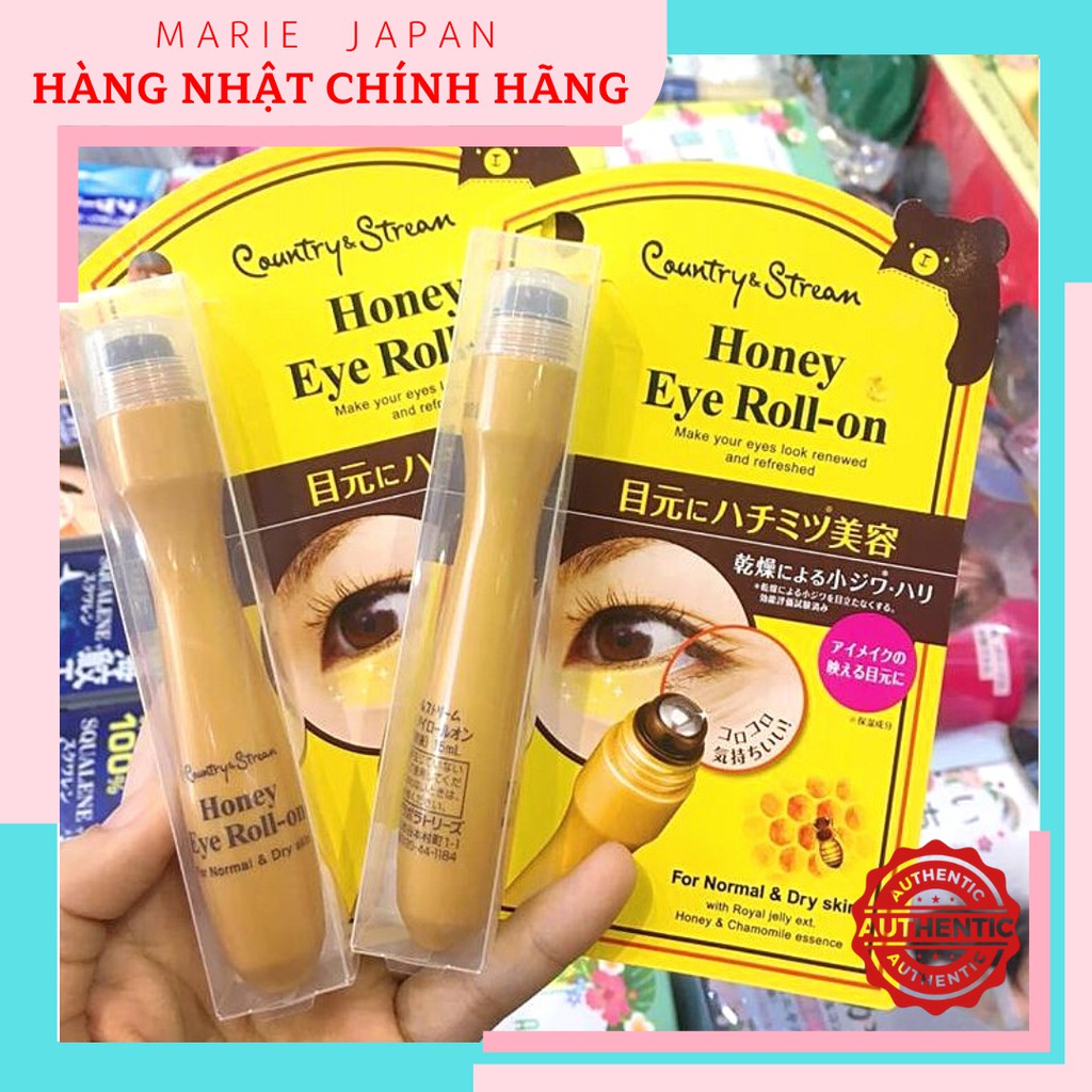 [Hcm]Thanh Lăn Giảm Thâm Chống Nhăn Tinh Chất Mật Ong Honey Eye Roll On