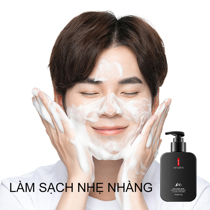 [HCM]Sữa rửa mặt Nam VENEN than hoạt tính Ice Chuẩn Hãng Bao Check – Than Hoạt Tính Ngừa Dầu & Mềm Da-