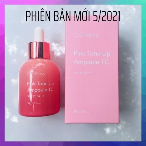 Serum Nâng Tông Cellapy Pink Tone Up Ampoule TC SPF535+ PA++++