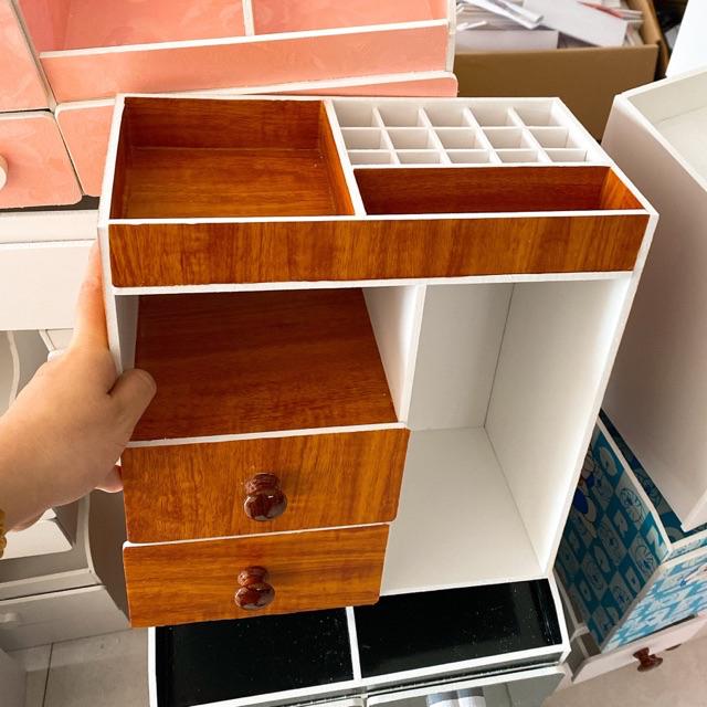 [HCM]Tủ mini đựng mỹ phẩm đủ màu cao 30cm.