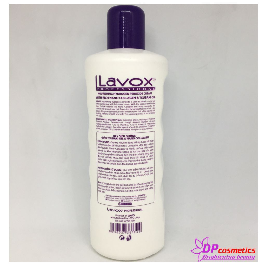 [Hcm]Oxy Trợ Nhuộm Tóc Lavox 6912 % ( Dung Tích 1000Ml )