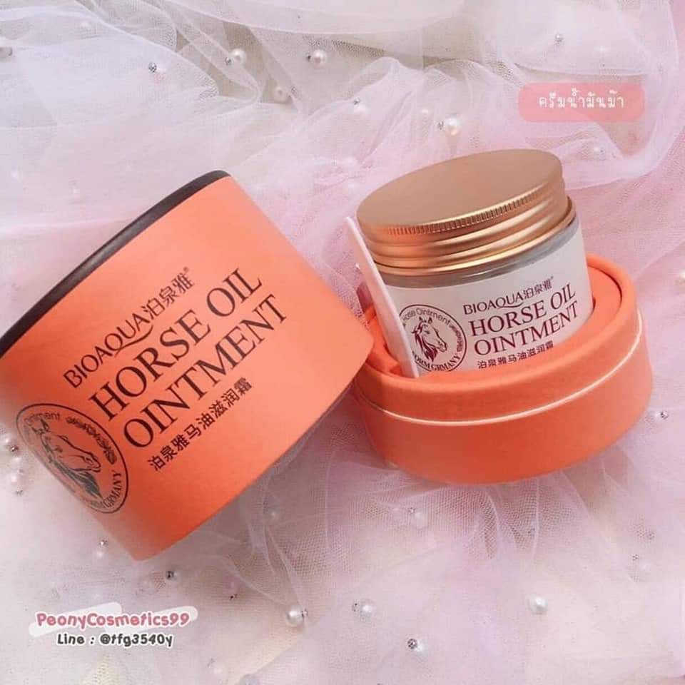 Kem Dầu Ngựa Dưỡng Trắng Da Mờ Thâm Nám Cao Cấp Bioaqua Horse Oil Ointment - Dn21 - D10T2