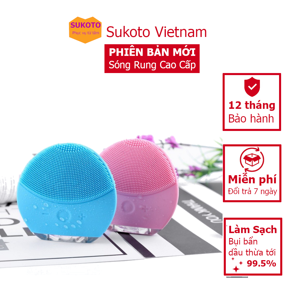 Máy Rửa Mặt Lina Mini 3 Làm Sạch Sâu 995% Da Mềm Mại Sáng Đẹp Hơn Bh 12 Tháng Lỗi 1 Đổi 1 - Sukoto Vietnam