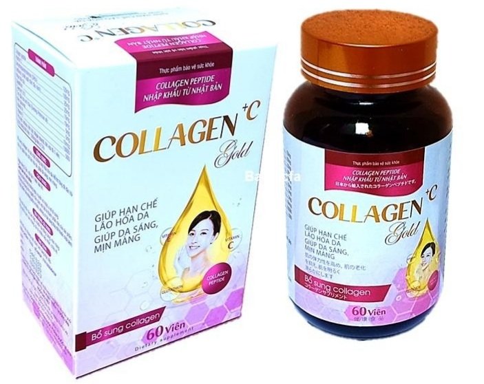 Viên Uống đẹp da collagen Gold- thành Phần Collagen 120mg nhập khẩu Nhật Bản