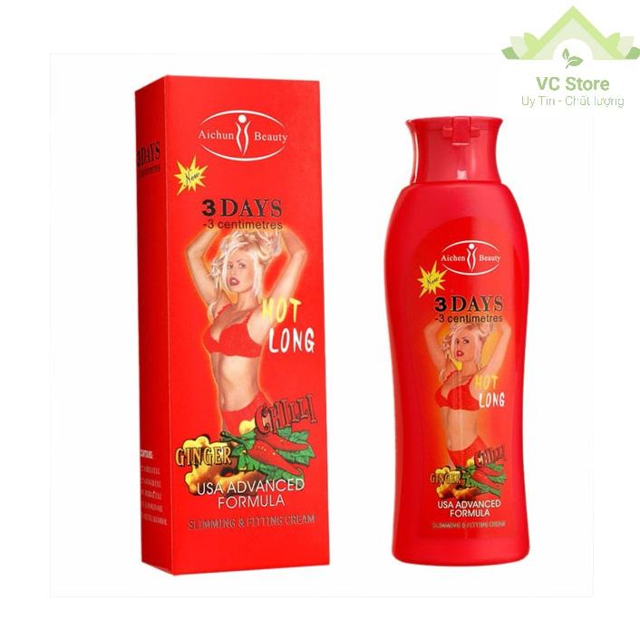 [Hcm]Gel Tan Mỡ Bụng 3 Days 200Ml (Nhập Khẩu Thái Lan)