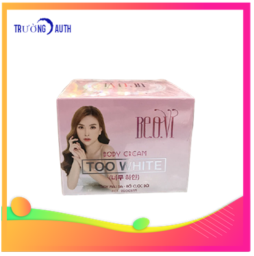 Hộp Kem Body Too White Beovi Của Ca Sĩ Thu Thủy - Kem Body Dưỡng Da Cực Trắng Ca Sĩ Thu Thủy 220Gr Shop Trường Auth