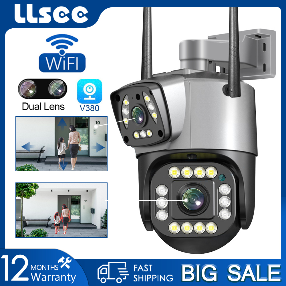 V380 Pro - Camera An Ninh 5MP, Hỗ Trợ Đèn LED Hồng Ngoại 10m, Thẻ Nhớ 128GB, Kết Nối Wi-Fi 2.4GHz