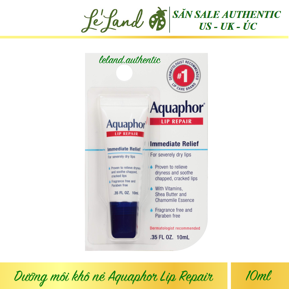 [Hcm]Bill Us - Dưỡng Môi Khô Nẻ Aquaphor Lip Repair 10Ml