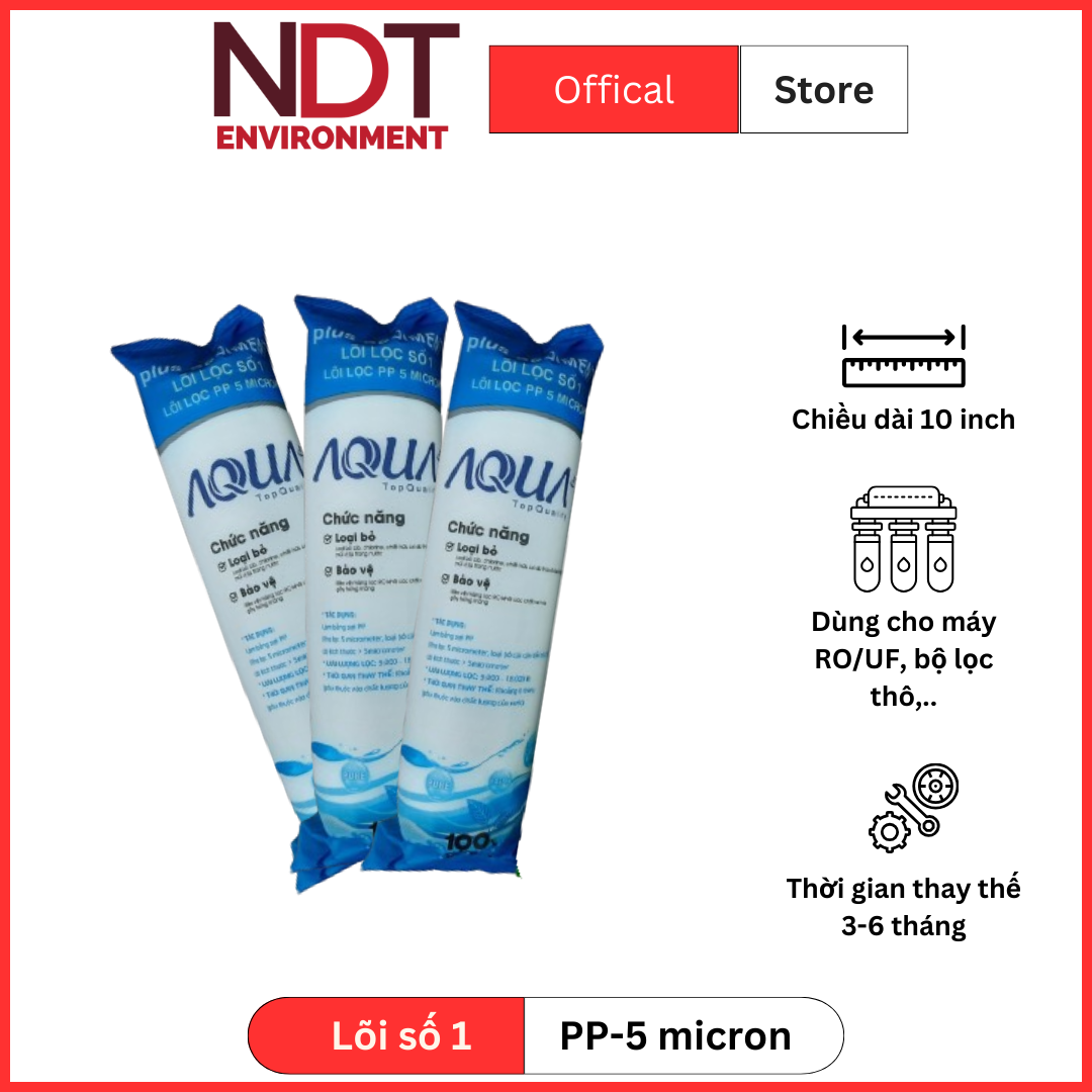 Lõi lọc nước Aqua ADQ - Bộ lõi lọc thô 123