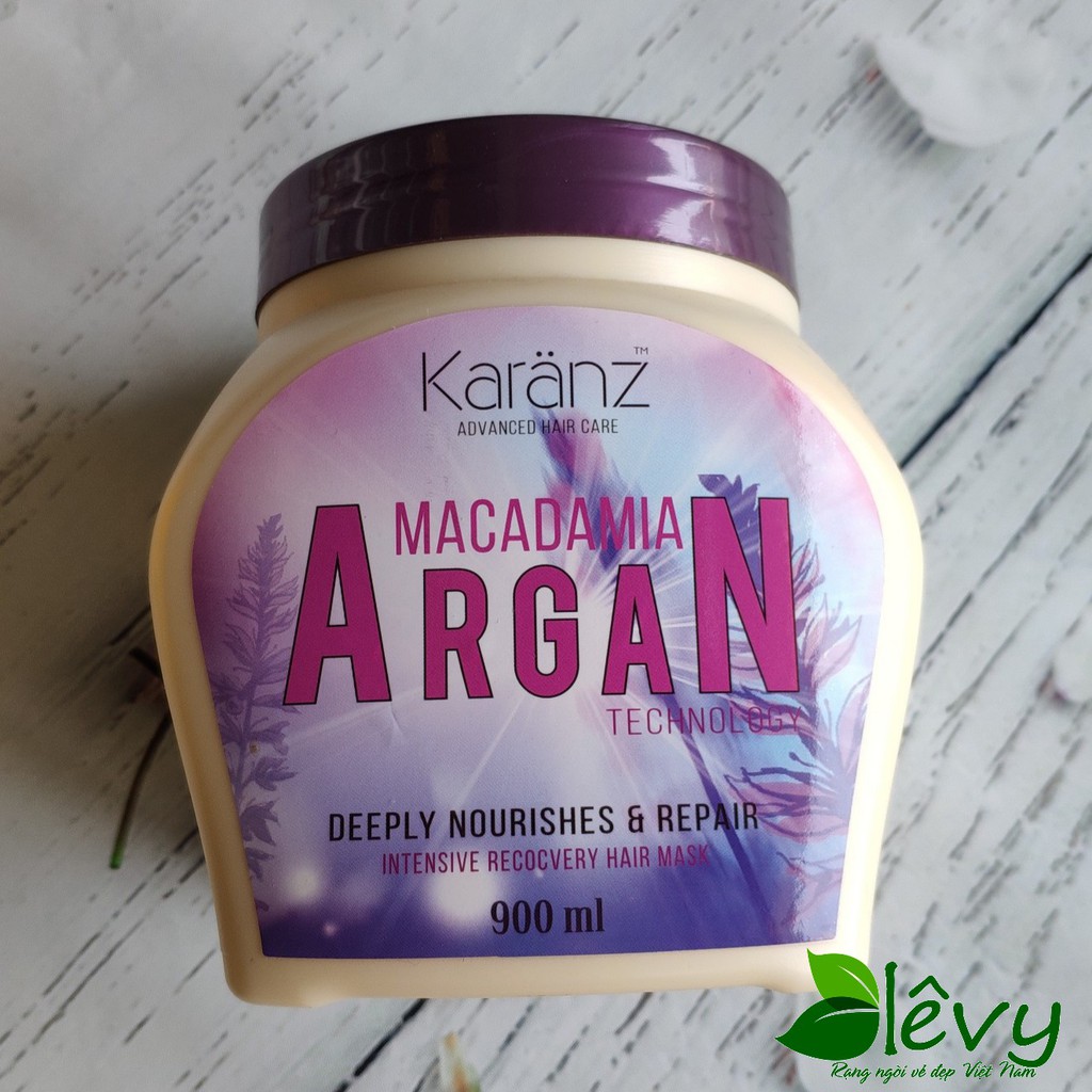 Dầu Hấp Argan Macadamia Karanz 900Ml