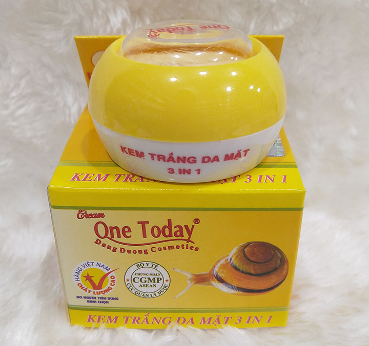 #Siêu Rẻ!!! Combo 3 Hộp Kem One Today Trắng Da 3In 1