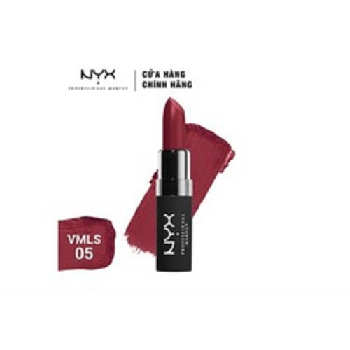 Son Lì Nyx Velvet Matte Lipstick Volcano Màu Đỏ Nâu Sản Phẩm Có Nguồn Gốc Xuất Xứ Rõ Ràng Dễ Dàng Sử Dụng Đảm Bảo Chất Lượng