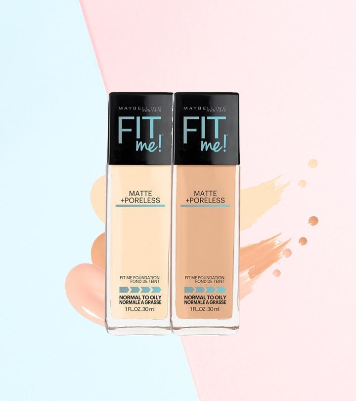 [2 Bản Full/Mini] Kem Nền Mịn Nhẹ Kiềm Dầu Chống Nắng Fit Me Maybelline New York Matte SPF 22 30ml