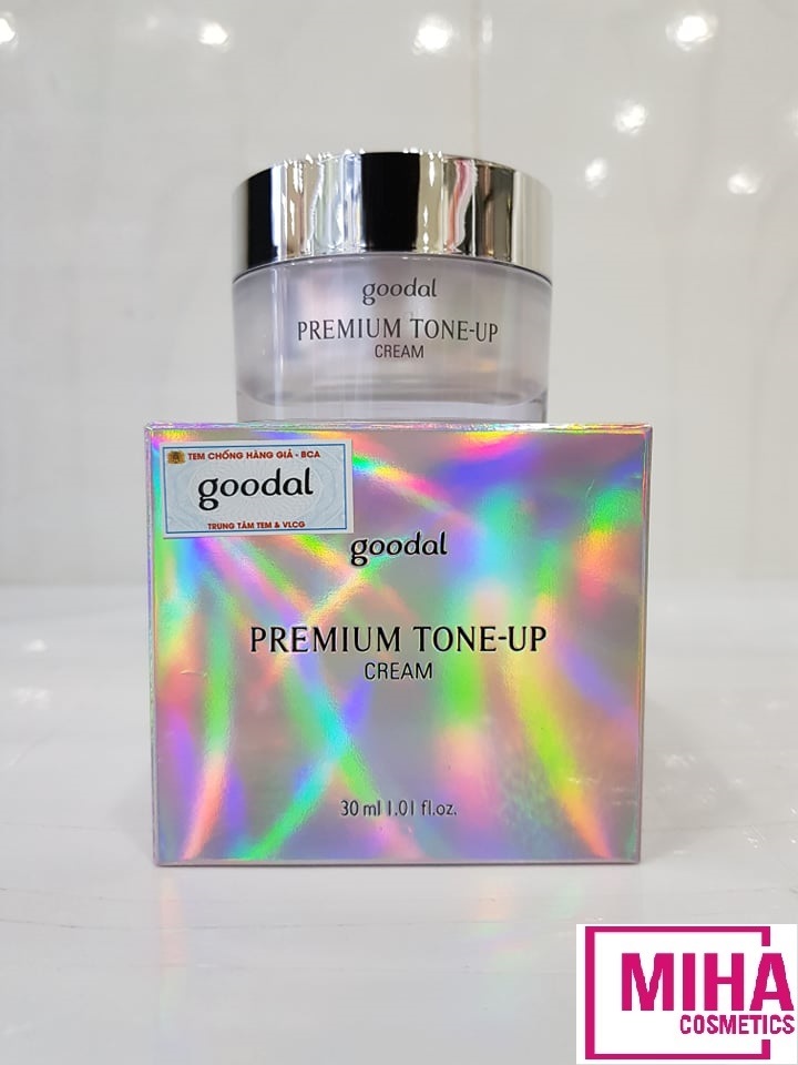 [Hcm]Kem Dưỡng Trắng Tái Tạo Nâng Tông Da Goodal Premium Tone Up Cream 30Ml New