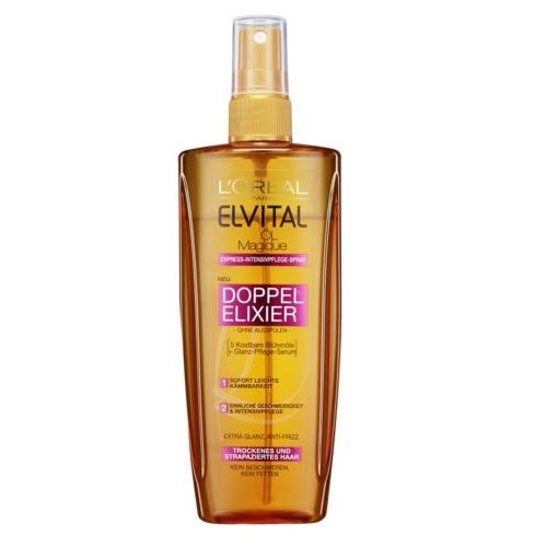 Tinh Dầu Dưỡng Dành Cho Tóc Khô Và Hư Tổn Loreal Elvital Oil Magidue Doppel Elixier 200Ml - Đức