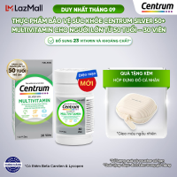 Thực phẩm bảo vệ sức khỏe CENTRUM SILVER 50+ MULTIVITAMIN cho NGƯỜI LỚN TỪ 50 TUỔI – 30 Viên