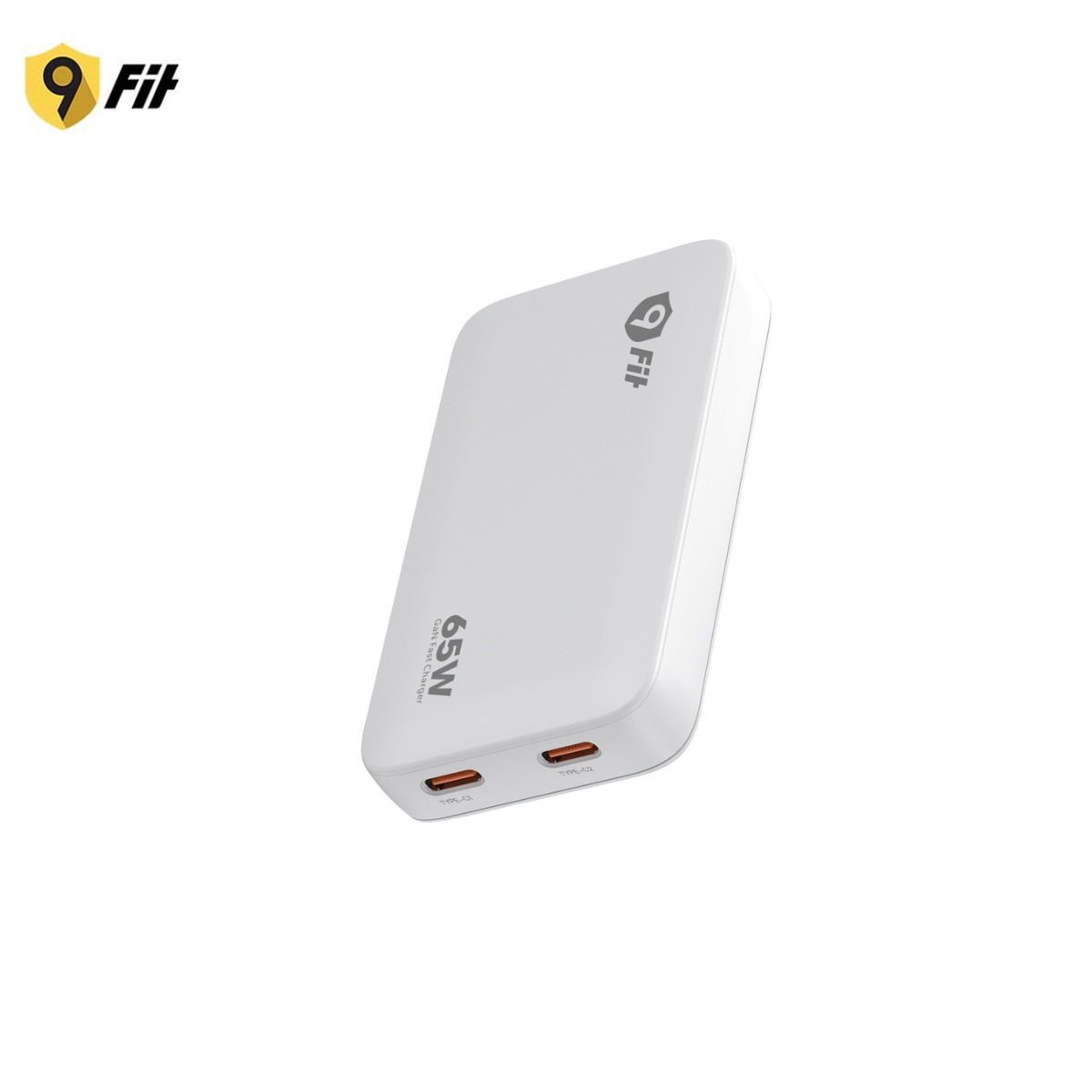 Củ Sạc 9FIT Slim PD 65W 2C GaN sạc nhanh bảo hành 2 năm 1 đổi 1 - Hàng chính hãng