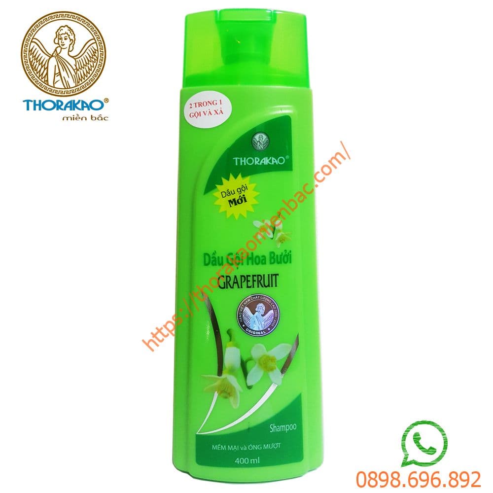 Dầu gội hoa bưởi ngăn rụng tóc Thorakao 400ml