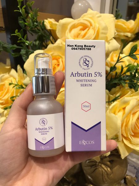 Serum huyết thanh dưỡng trắng da mờ thâm chống lão hoá ECOS Arbutin 5% Whiening 